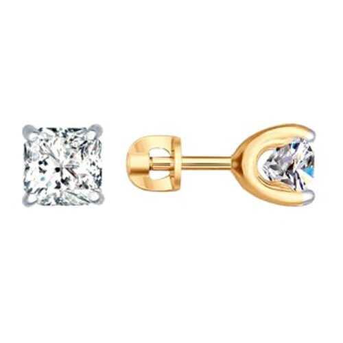 Серьги SOKOLOV из серебра со Swarovski Zirconia 89020084 в Savage