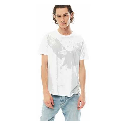 Футболка мужская Armani Exchange 3HZTAL ZJA5Z 1100 белая XL в Savage