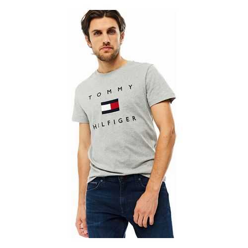 Футболка мужская Tommy Hilfiger MW0MW14313 серая XXL в Savage