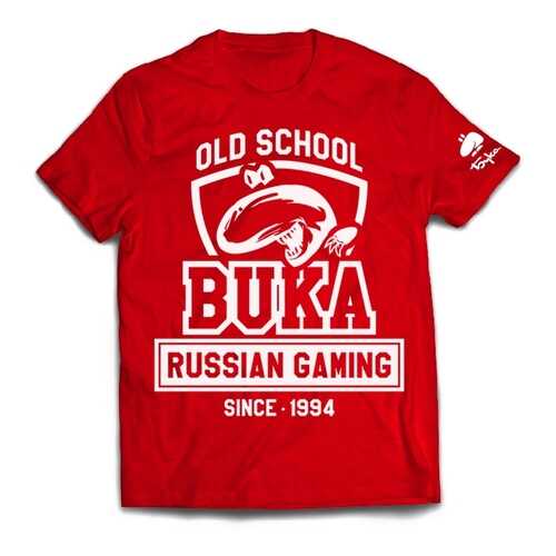 Футболка унисекс BUKA OLD SCHOOL красная 2XL в Savage