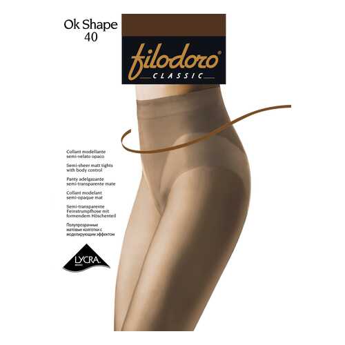 Колготки Filodoro Classic OK SHAPE 40/Cappuccio/4 (L) в Savage