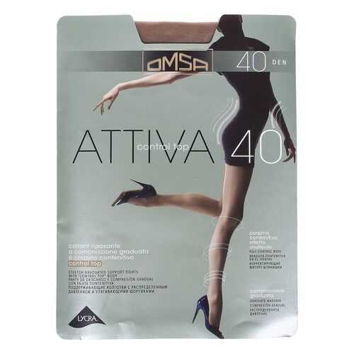 Колготки Omsa ATTIVA 40 CONTROL TOP / Daino (Загар) / 5 (XL) в Savage