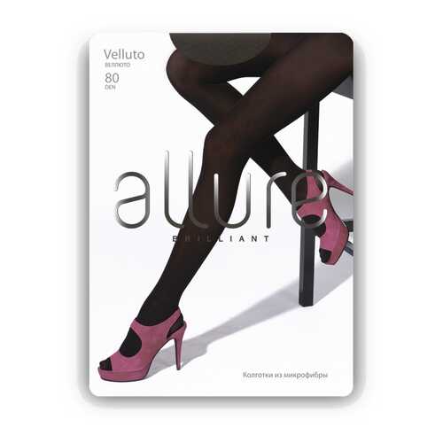 Колготки женские ALLURE ALL Velluto 80 серые 4 (L) в Savage